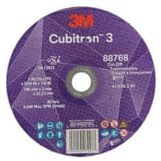 3M 3M Cubitron 3 rezný kotúč, 88768, 36+, T41, 180 mm x 2 mm x 22.23 mm, EN, 25/Pack, 50 ea/Case