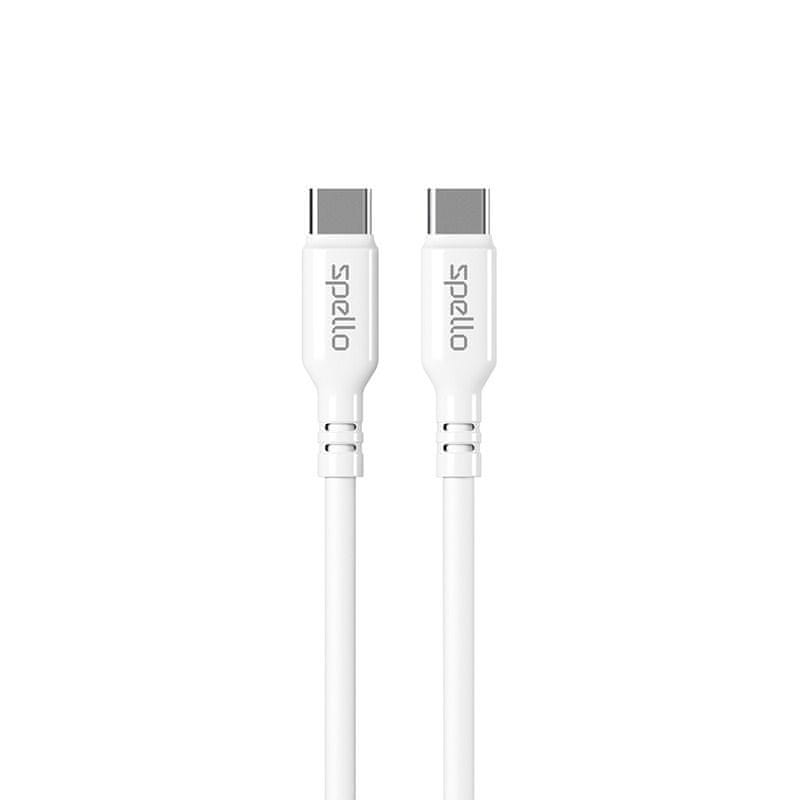 Spello Spello USB-C na USB-C kábel 1m 9915101100175 - biely