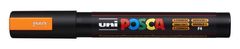 UNI Akrylový popisovač "Posca PC-5M", fluorescenčná oranžová, 1,8-2,5 mm, 2UPC5MFN