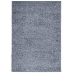 Petromila vidaXL Shaggy koberec PAMPLONA, vysoký vlas, moderný, modrý 140x200 cm