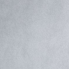 DESIGN 91 Zamatový matný záves s krúžkami - Pierre, jemnešedý 140 x 250 cm, ZA-355013
