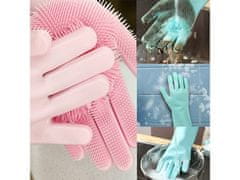 Sobex Rukavice na umývanie riadu silikónové rukavice na umývanie riadu