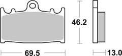 SBS Brzdové doštičky 789LS