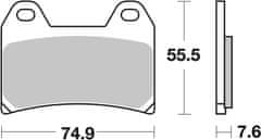 SBS Brzdové doštičky 727HS