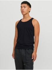 Jack&Jones Čierne basic tielko Jack & Jones M