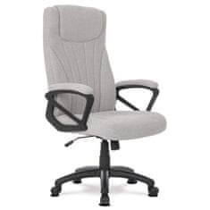 Autronic - Židle kancelářská, šedá látka, plastový kříž - KA-Y389 SIL2
