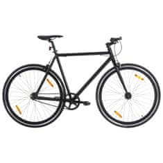 Petromila vidaXL Bicykel s pevným prevodom čierny 700c 51 cm