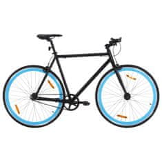 Petromila vidaXL Bicykel s pevným prevodom čierno-modrý 700c 55 cm