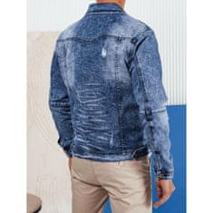Dstreet Pánska džínsová bunda tmavomodrá tx4688 M