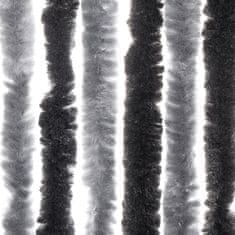 Petromila vidaXL Záves proti hmyzu, sivo čierny 100x230 cm, ženilka