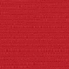 Vidaxl Zaťahovacia bočná markíza, červená 220x600 cm