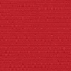 Vidaxl Zaťahovacia bočná markíza, červená 220x1000 cm