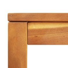 Petromila vidaXL Záhradný jedálenský stôl 110x110x75 cm, akáciový masív