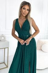 Numoco Dámske šaty 490-3 SUSAN, zelená, XL