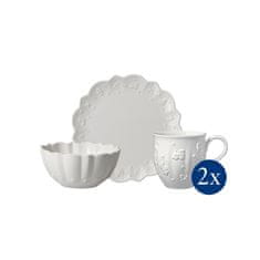 Villeroy & Boch Vianočná raňajková sada pre dve osoby TOY'S DELIGHT ROYAL CLASSIC 6 ks