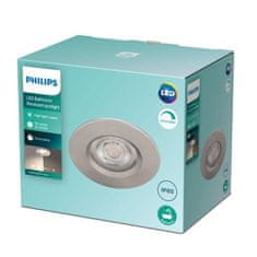 Philips LED Zapustené bodové svietidlo Philips DIVE SL261 set 3ks 8718699755959 3x5W 3x350lm 2700K IP65 niklové stmievateľné