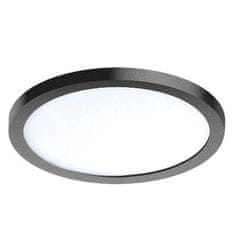 AZZARDO LED Stropné zápustné bodové svietidlo AZzardo Slim 15 Round 3000K IP44 black AZ2840 12W 1000lm 3000K IP44 14,5 cm okrúhle čierne