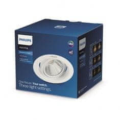 Philips LED Zápustné svietidlo Philips Pomeron SceneSwitch 59554 3W 200lm biele stmievateľné 2700K