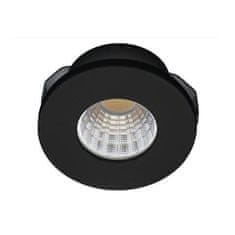 AZZARDO LED Stropné podhľadové svietidlo AZzardo Fill 5W R 3000K čierna AZ3381 5W 425lm 3000K IP20 4,5cm okrúhle čierne