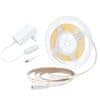 Solight LED COB opasok, sada s adaptérom, vypínač, 5m, 8W/m, 800lm/m, teplá biela WM59-WW