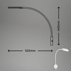 BRILONER BRILONER Nástenné svietidlo, 52 cm, 6W, 650lm, biele BRI 2177016