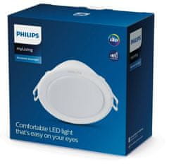 Philips Philips Meson podhľadové LED svietidlo 5,5 W 380lm 6500K 9,5 cm okrúhle IP20, biele