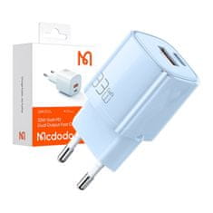 Mcdodo Sieťová nabíjačka GaN 33W Mcdodo CH-0154 USB-C, USB-A (modrá)