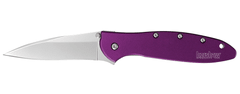 Kershaw 1660PUR LEEK - PURPLE vreckový nôž 7,5 cm, fialová, hliník 