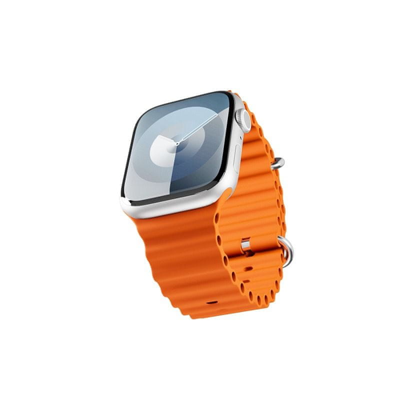 EPICO Ocean pásek pro Apple Watch 42/44/45/49 63418101800001 - oranžový