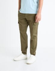 Celio Nohavice slim cargo Dolyte 30