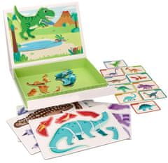 Adam toys Magnetická vkladačka/puzzle, Dinosaurus