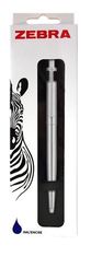 Zebra Guľôčkové pero "901", strieborná, 0,24 mm, stláčací mechanizmus, 83757