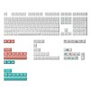 AKKO Red Fuji Keycaps Set (161-Key), PBT JDA, Layout ANSI