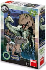 DINO Svietiace puzzle Jurský Svet XL 100 dielikov