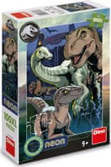 DINO Svietiace puzzle Jurský Svet XL 100 dielikov