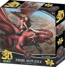 Prime 3D Puzzle Dračí jazdec 3D 63 dielikov