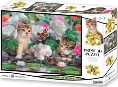 Prime 3D Puzzle Medzi pivonkami 3D 48 dielikov