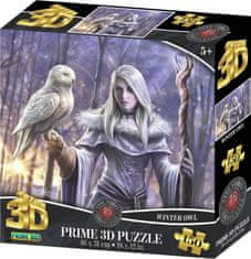 Prime 3D Puzzle Zimná sova 3D 150 dielikov