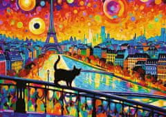Trefl Puzzle Mačka v Paríži 1000 dielikov