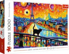 Trefl Puzzle Mačka v Paríži 1000 dielikov