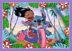 Trefl Puzzle Lilo&Stitch: Bláznivý deň 4v1 (35,48,54,70 dielikov)