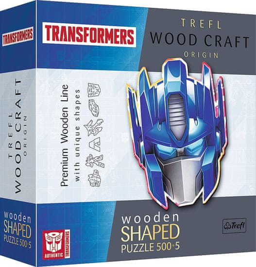 Trefl Wood Craft Origin puzzle Transformers: Optimus Prime 505 dielikov