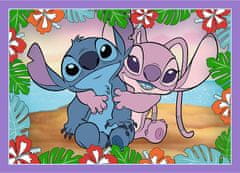 Trefl Puzzle Lilo&Stitch: Bláznivý deň 4v1 (35,48,54,70 dielikov)