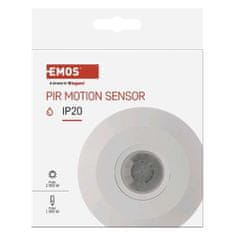 EMOS PIR senzor (pohybové čidlo) IP20 2000W, biely