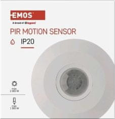 EMOS PIR senzor (pohybové čidlo) IP20 2000W, biely