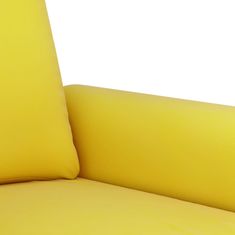 Petromila vidaXL 4-dielna sedacia súprava s vankúšmi žltá zamat