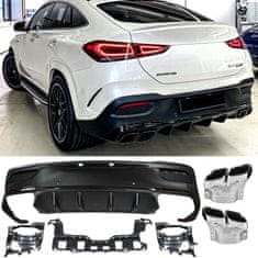 Protec Difúzor zadného nárazníka MERCEDES C167 GLE COUPE 63 AMG 05/2019 LOOK CHRÓM