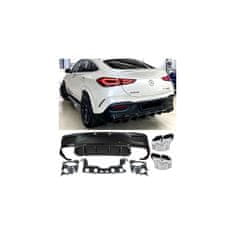 Protec Difúzor zadného nárazníka MERCEDES C167 GLE COUPE 63 AMG 05/2019 LOOK CHRÓM