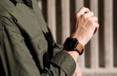 UNIQ Kožený vodotesný remienok pre Apple Watch 49/45/44/42 mm, hnedý