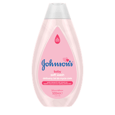 JOHNSON´S Detské telové mlieko 300 ml + jemný detský umývací gél 500ml